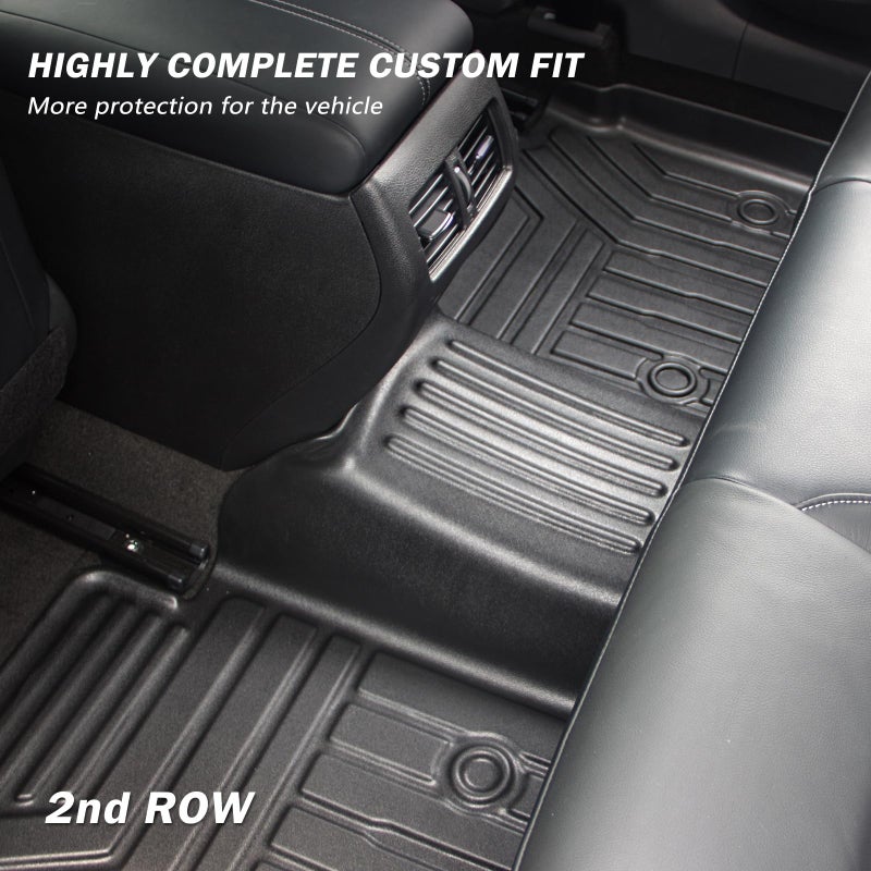 KUST Custom Fit Floor Mats for 2019-2025 2026 Nissan Altima Accessories All Weather Floor Mat Carpet Liners Front Rear 2 Row Seat Black Liner TPE - Image 5